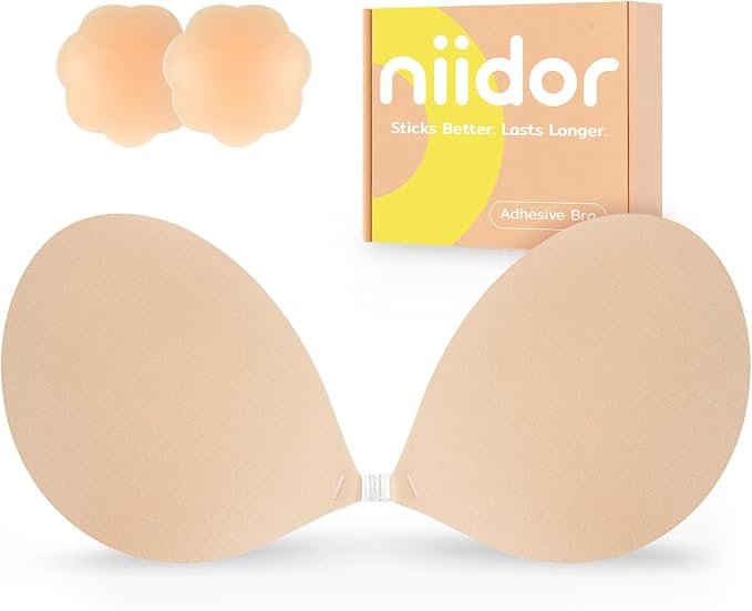 Niidor Adhesive Bra: A Guide to Strapless, Invisible Support for Backless and Strapless Outfits